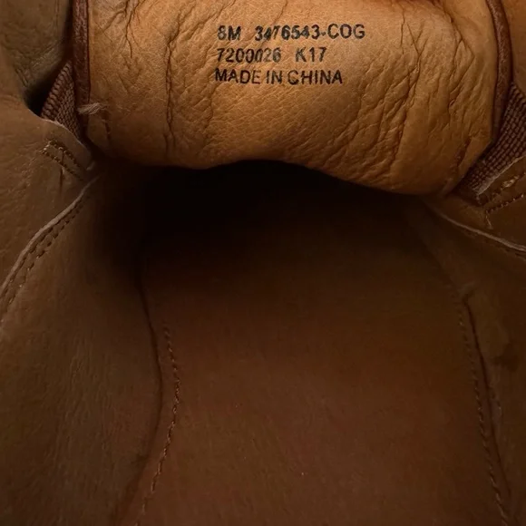 FRYE WOMENS SLIP ON SHOES 8 COMFORT RUBBER SOLE LOAFERS BROWN LEATHER - Picture 2 of 6